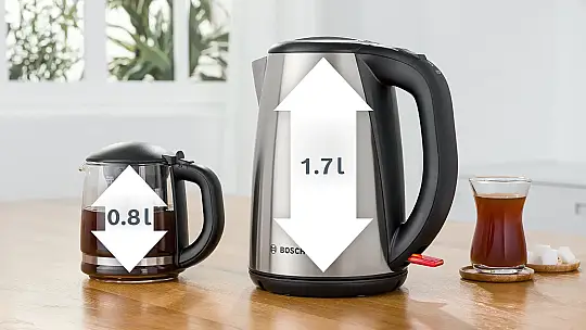 Bosch TTA5883 1800 W Çelik Demlikli Çay Makinesi - 3
