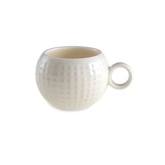 Jumbo Golf Line Tek Kişilik Beyaz/Yeşil Fincan Takımı - 3