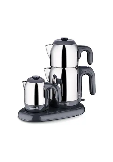 KORKMAZ A353-09 MIA CAY KAHVE MAKINESI INOX FÜME 