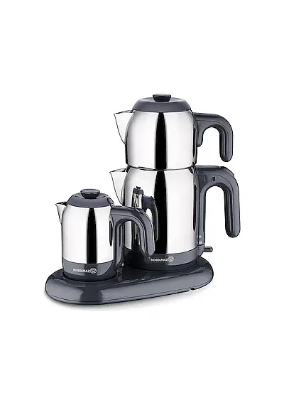 KORKMAZ A353-09 MIA CAY KAHVE MAKINESI INOX FÜME - 1