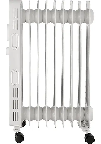 Kumtel Beyaz Radyatör 200 Watt 9 Dilim Isıtıcı Termostat Kontrollü Konforlu Kullanım - 3