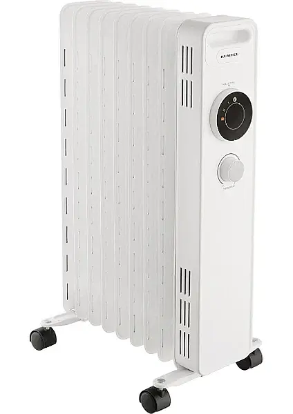 Kumtel Beyaz Radyatör 200 Watt 9 Dilim Isıtıcı Termostat Kontrollü Konforlu Kullanım - 2