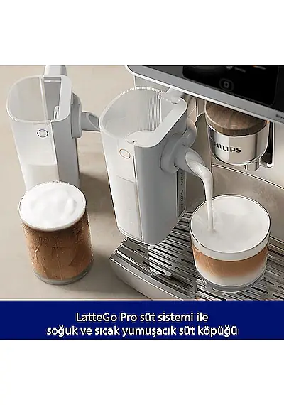 Philips 8000 Serisi LatteGo Pro EP8757/20 Tam Otomatik Espresso Makinesi - 3