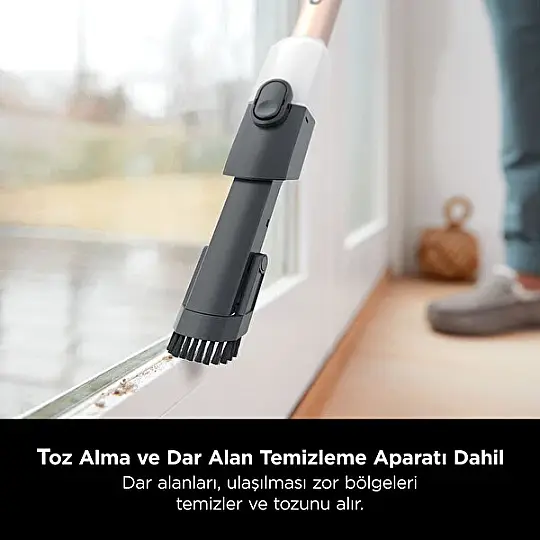 Shark Detect Clean&Empty Auto-Empty Sistemli Turbo Başlıklı Şarjlı Dikey Süpürge - 4