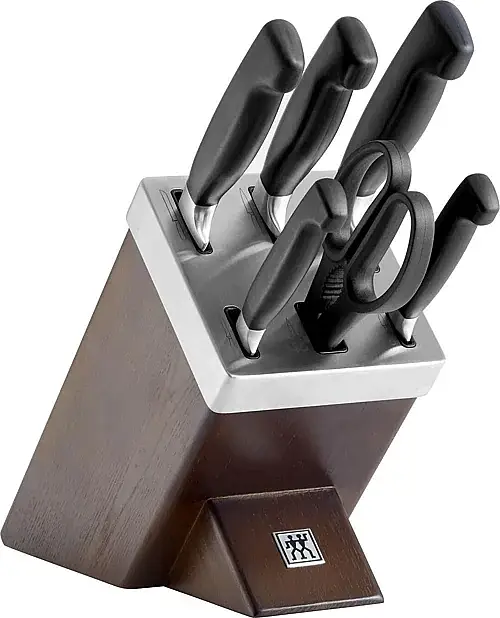 Zwilling 351450000 Four Star Bloklu 7 Parça Bıçak Seti - 1